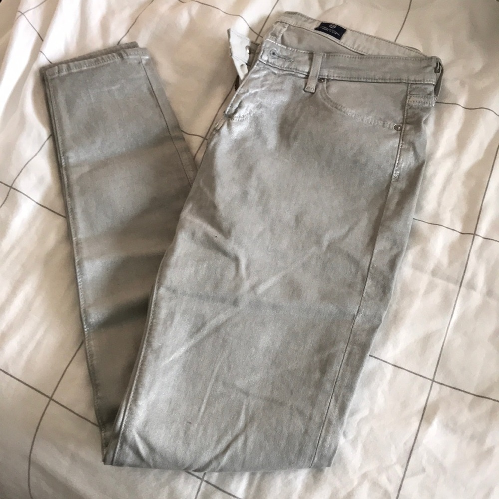 AG silver “the Absolute Legging- Extreme Skinny”